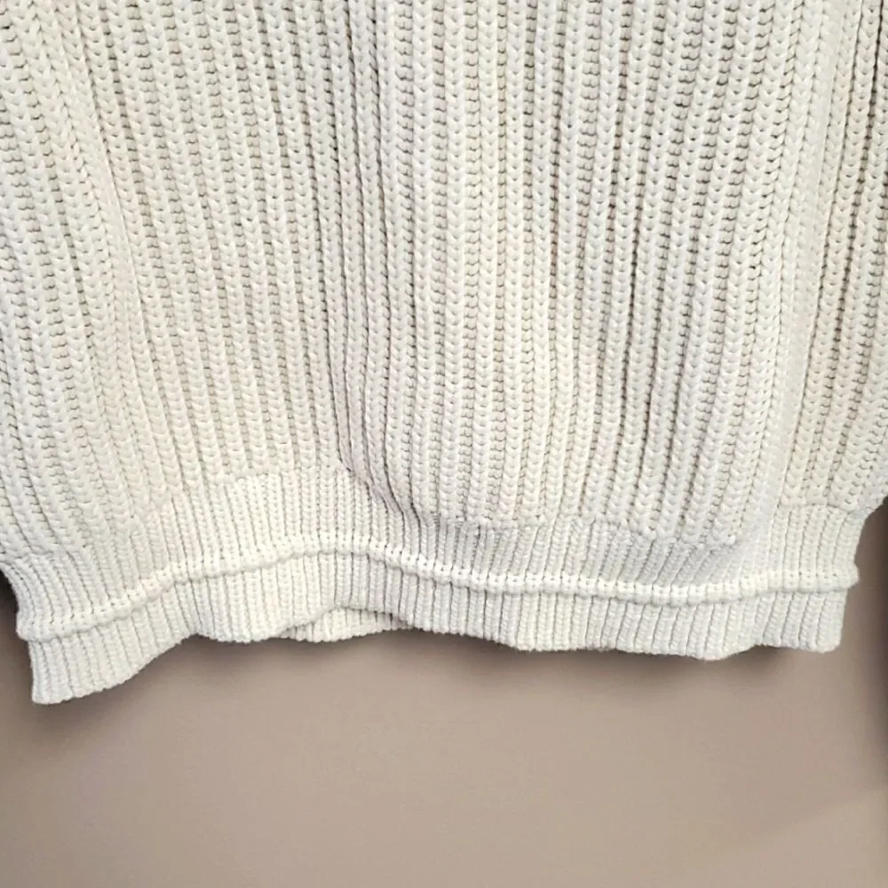 ‎J. CREW Ribbed Crew Neck Chunky Sweater - Size X-Small (NWT)